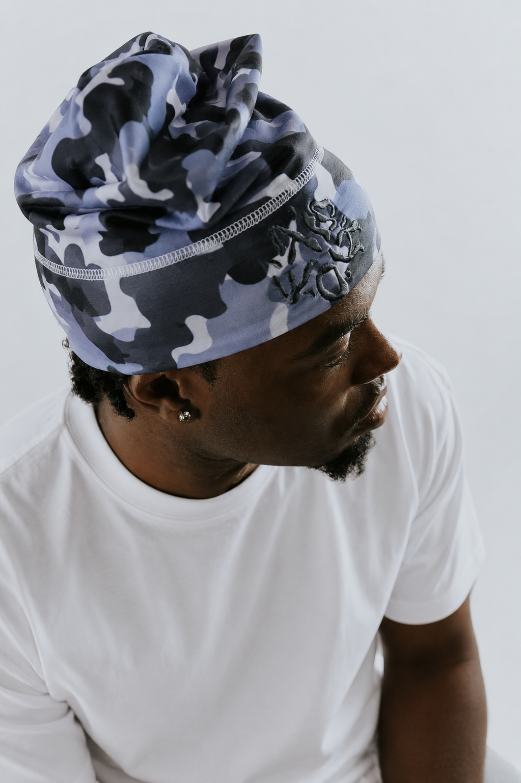 F4SHO GREY CAMO SKULL CAP