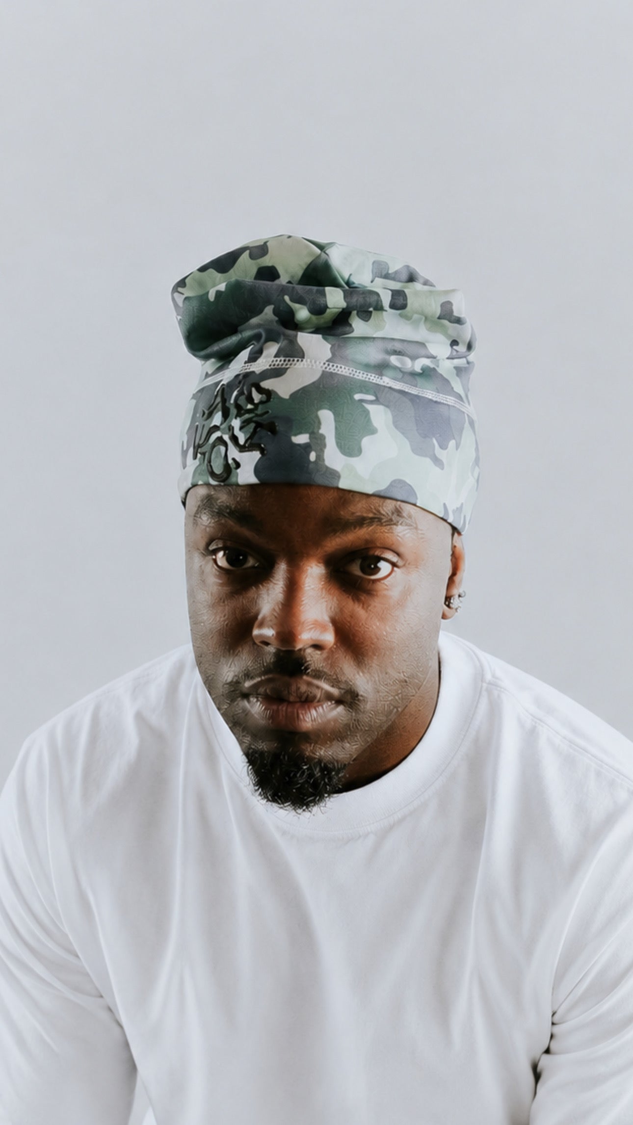 F4SHO GREEN CAMO SKULL CAP