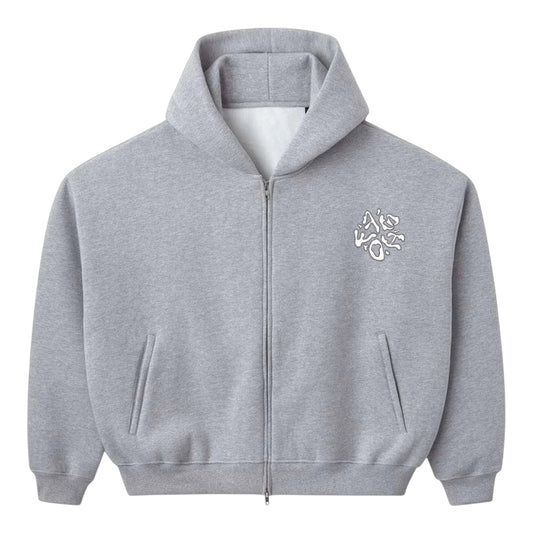 Hoodie boxy FIT grey