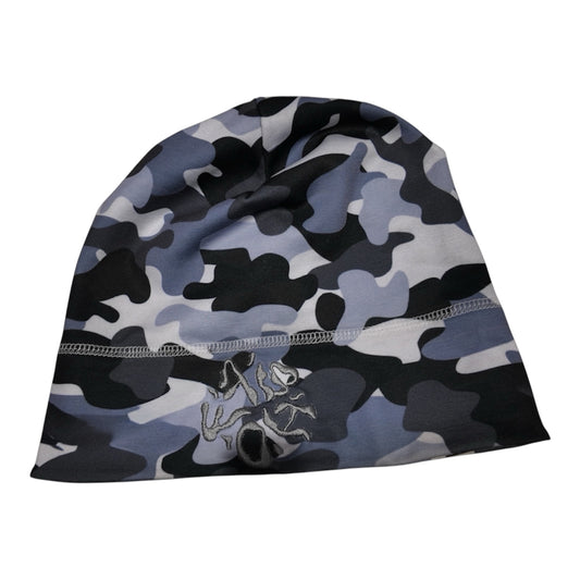 F4SHO GREY CAMO SKULL CAP