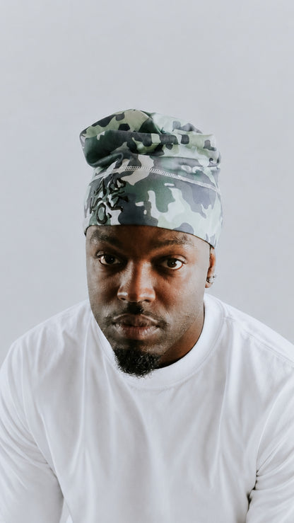 F4SHO GREEN CAMO SKULL CAP